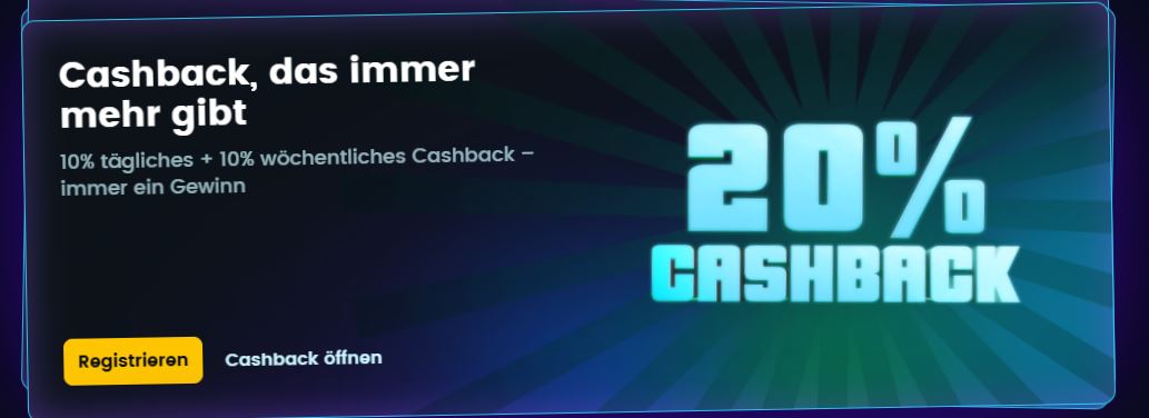 20% Cashback täglich und wöchentlich bei Snatch beanspruchen